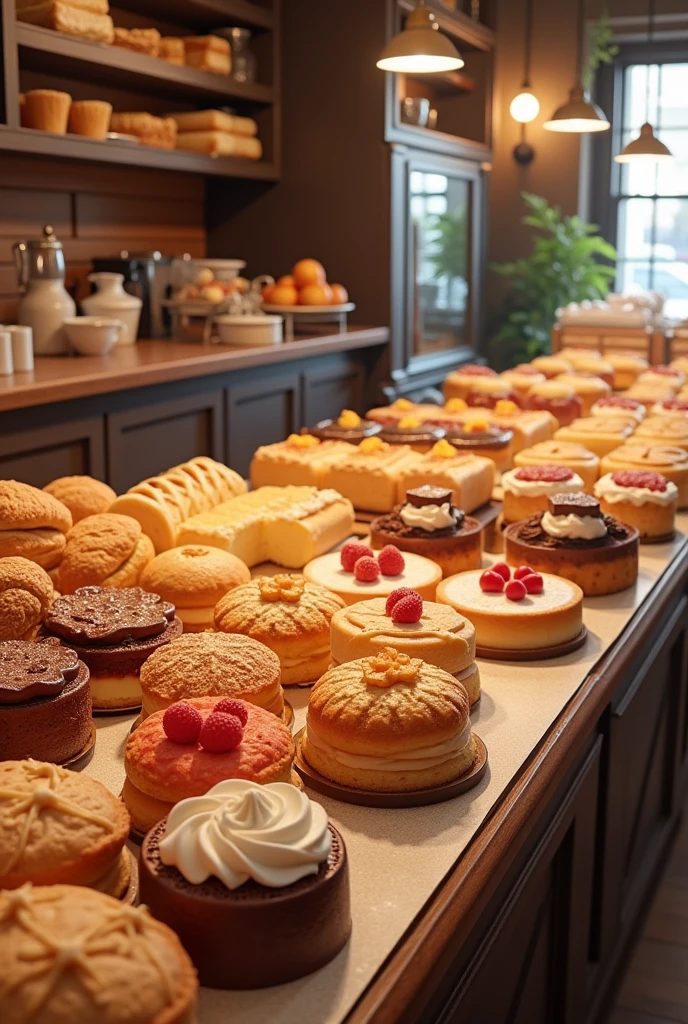 A wide variety of bakery such as cake, pie,tart,scones and more