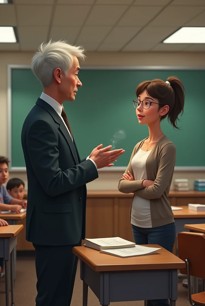 Now ask a teacher to ask something to the