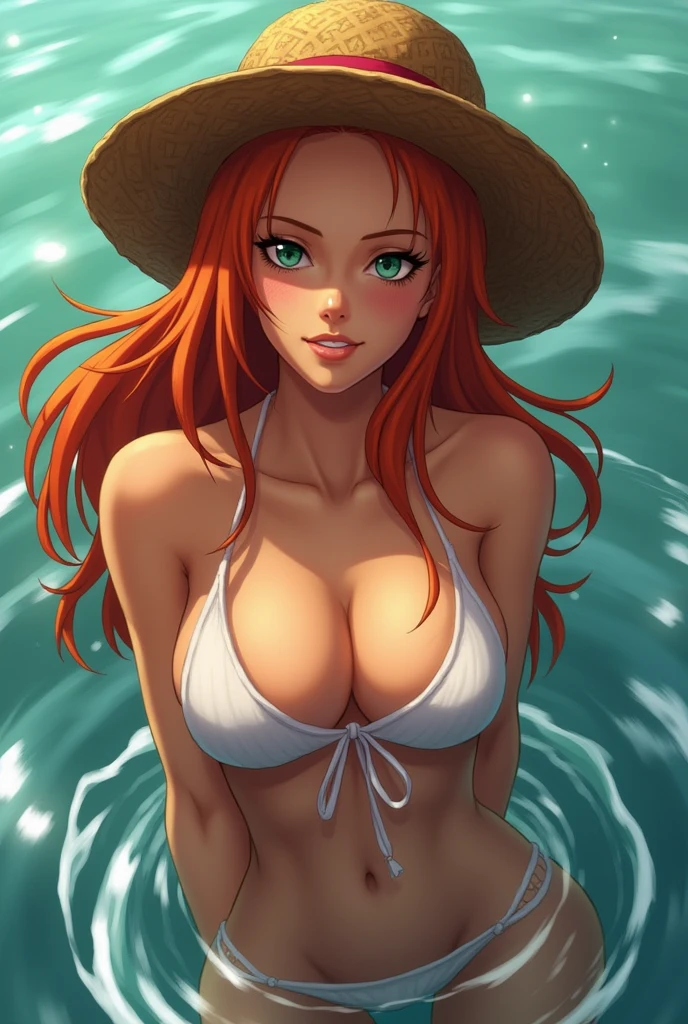 Nami from One Piece Taking Cumshot