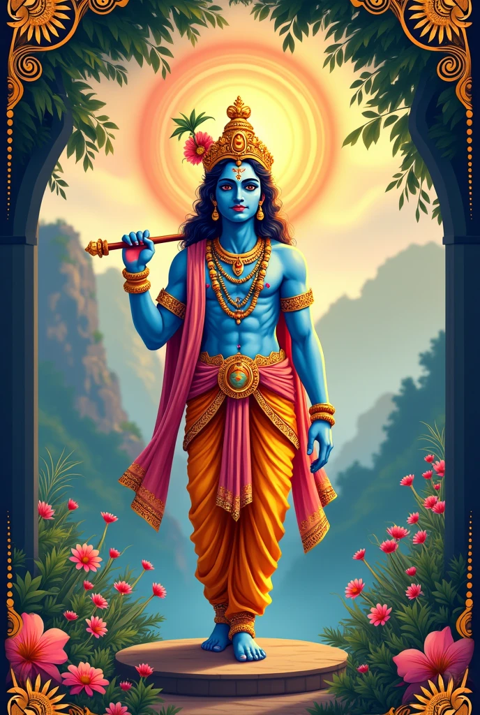 sreekrishna jayanthi poster with wish of shop named kairali