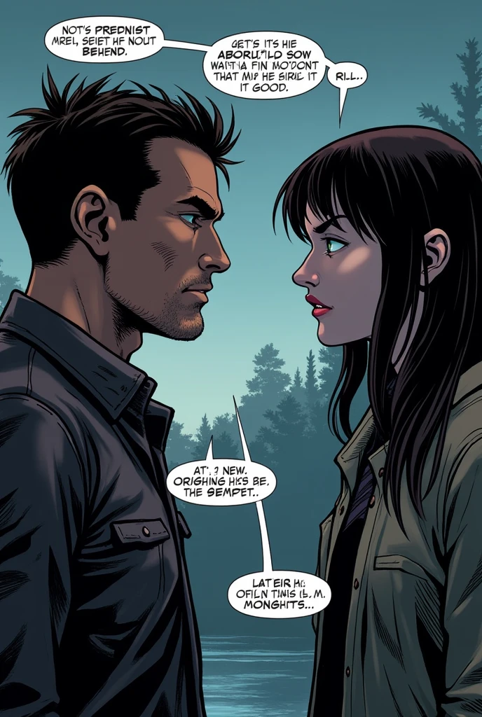 In the middle of their conversation, they started talking about a new law that had been passed. Rill was interested in finding out what people thought, so he asked Valeria, “What do you think of that law?” Valeria replied, sarcastically, “Yes, why not. How about you?” Rill shot back, looking down on her, saying, “Oh no, I will never abide by the rules he imposes, especially his own. It seems like he only does it for show, wanting people to praise his actions and efforts.” Valeria’s attitude changed at this. As night fell, Rill jumped up and said, “It’s getting late, let’s head out, I’ll walk you home.” Valeria was uneasy response and said, “Oh, it’s fine, no need”.