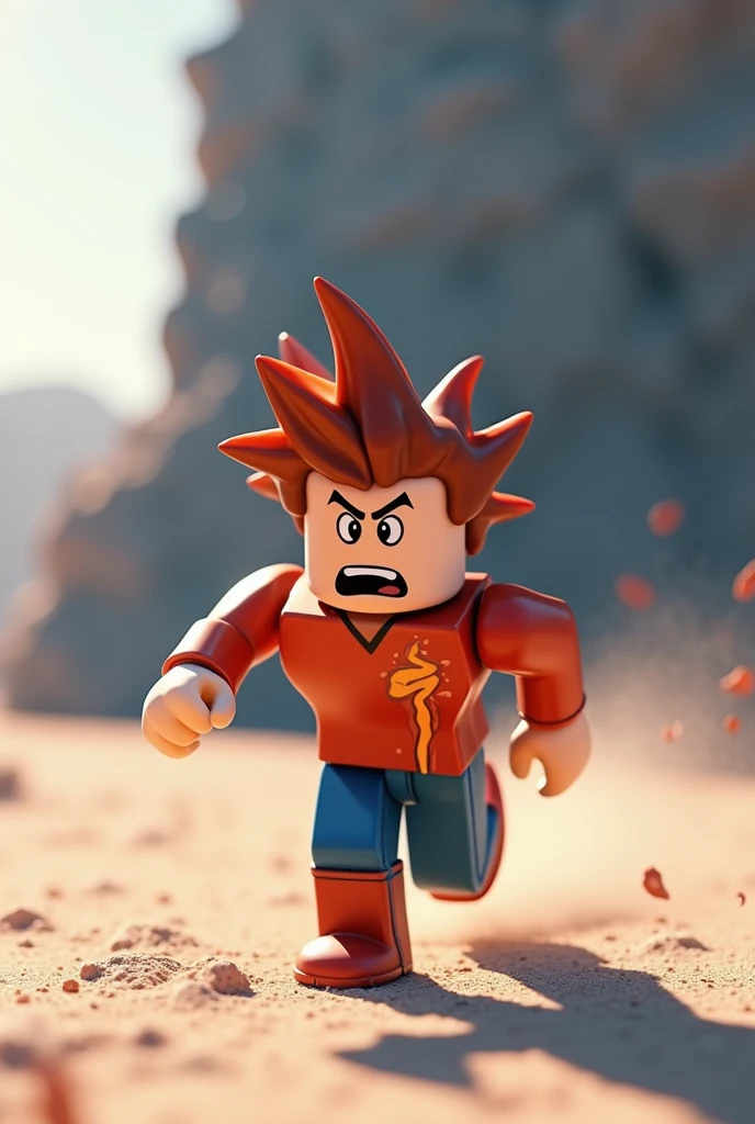 Roblox bacon hair. Running to escape the be crushed by speeding wall