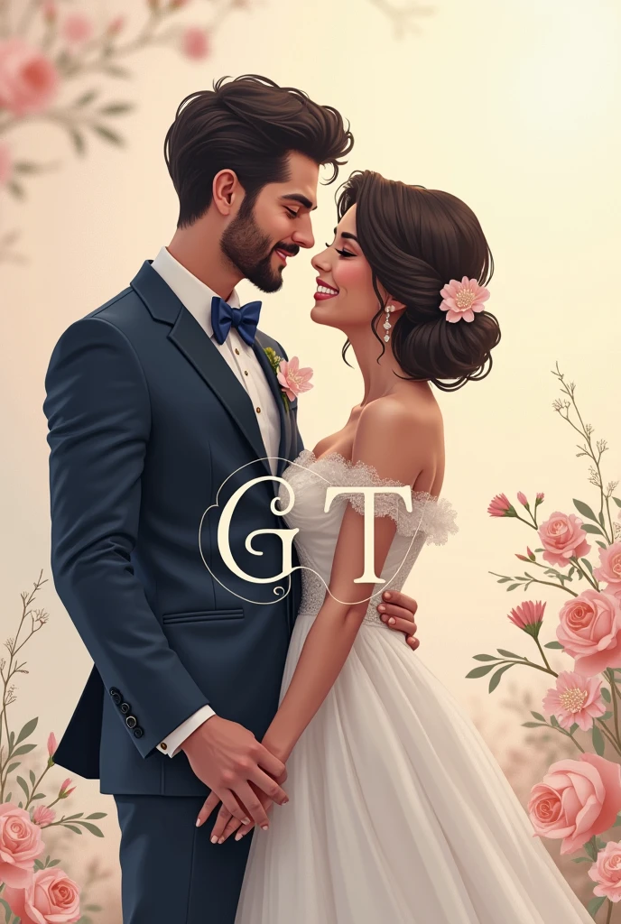 Gabriel and Thiago monogram for a masculine and romantic wedding