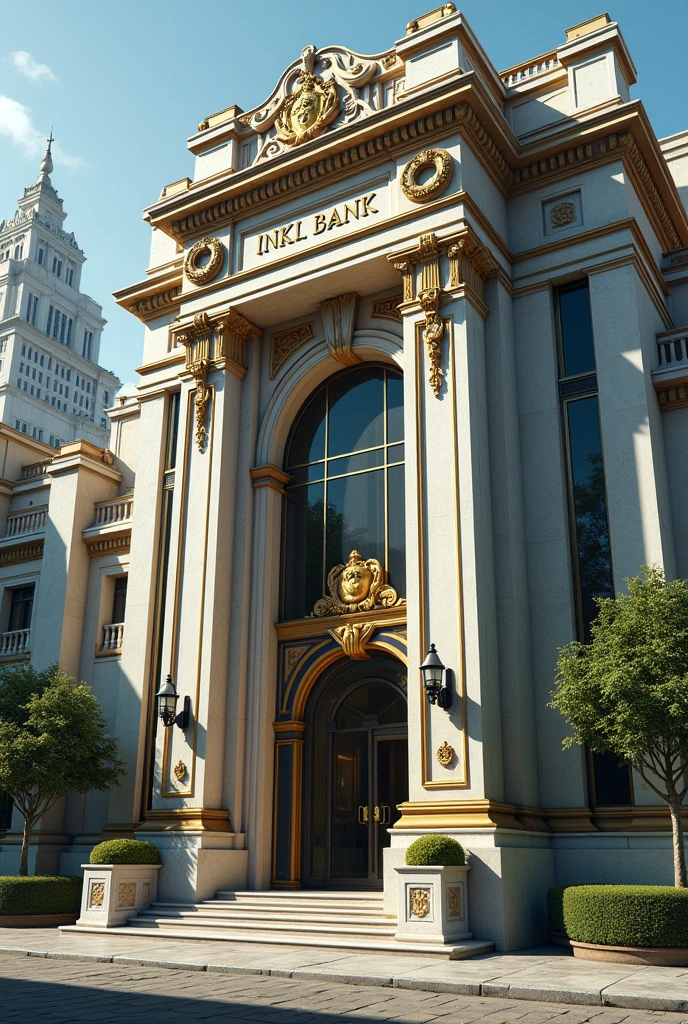 Visual Prompt:** "The exterior of the opulent bank with high-tech security, guards, and surveillance cameras. A stark contrast to Will Smith's environment."
