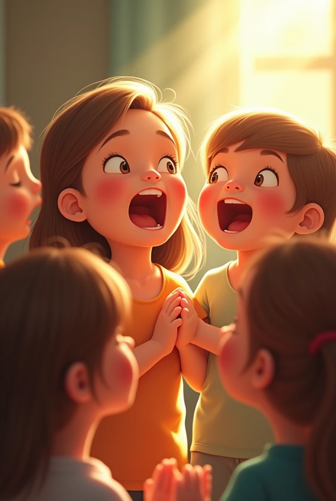 Singing children