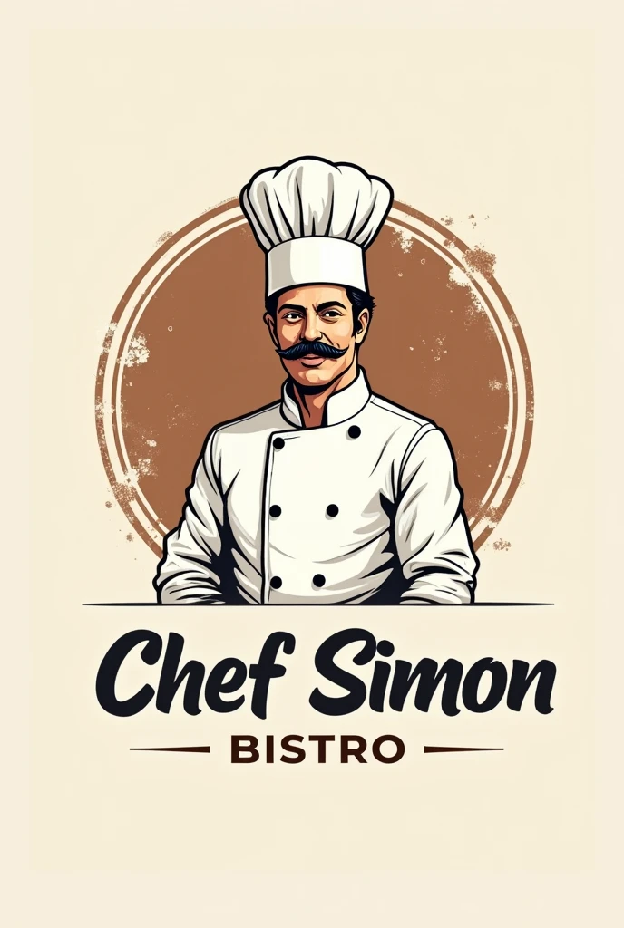 Create a logo named chef Simon  bistro 