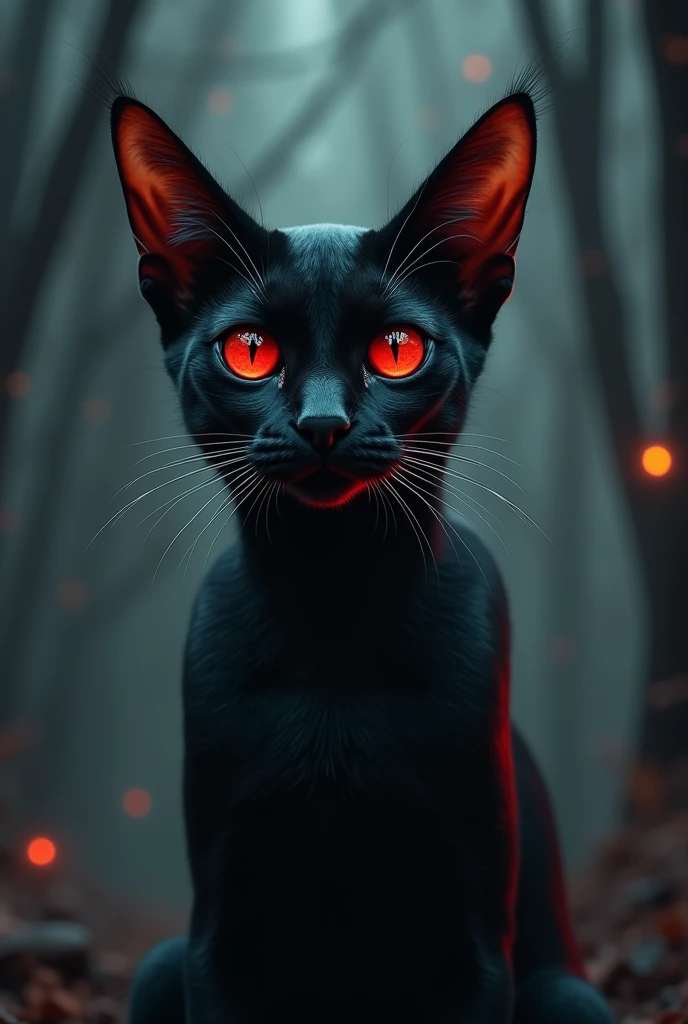 Cat ear Red eyes