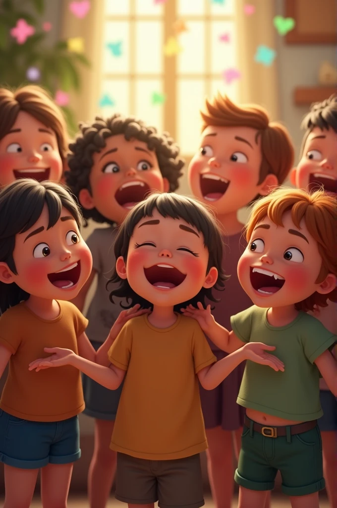 Children singing