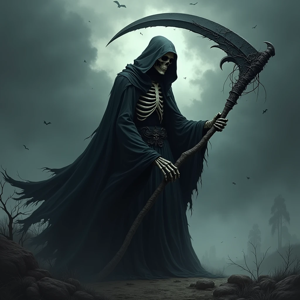 Death with scythe