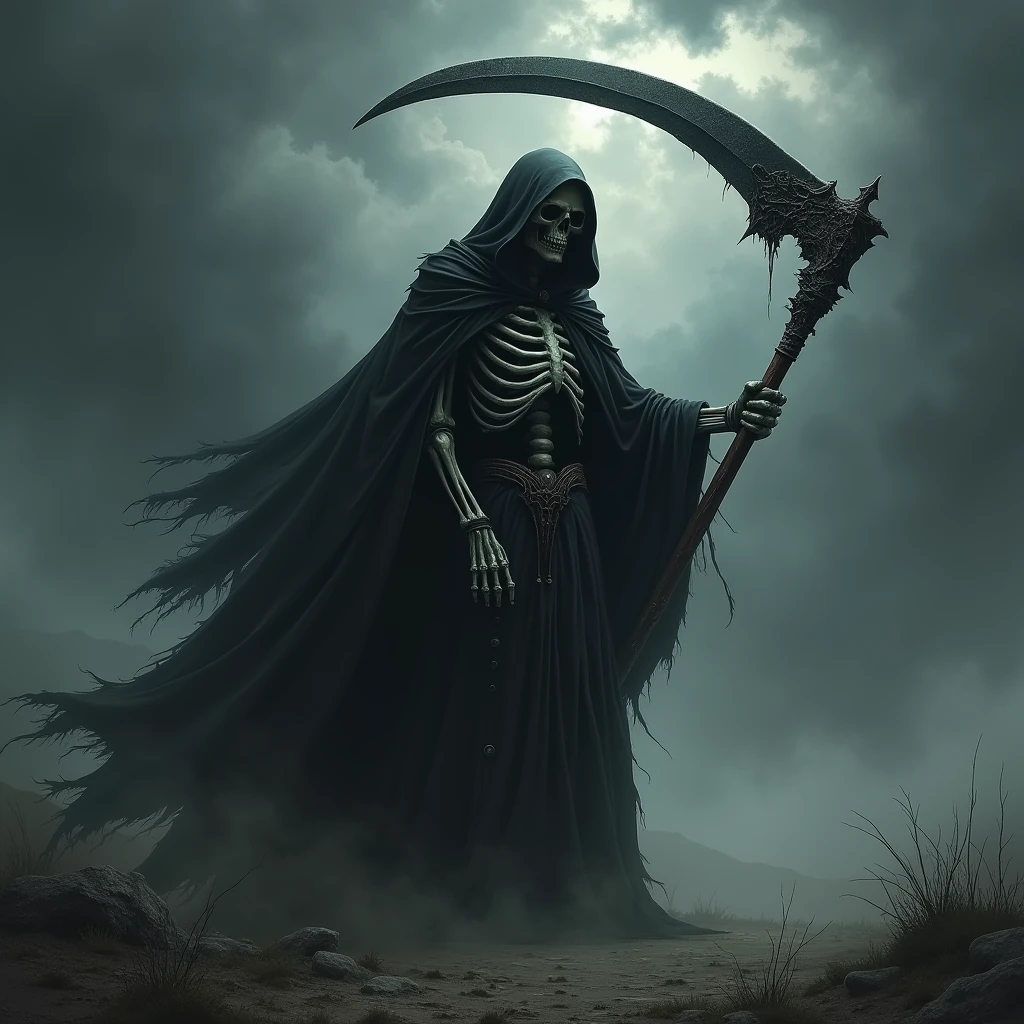 Death with scythe