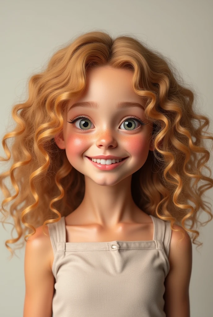 Human with curly blond hair
