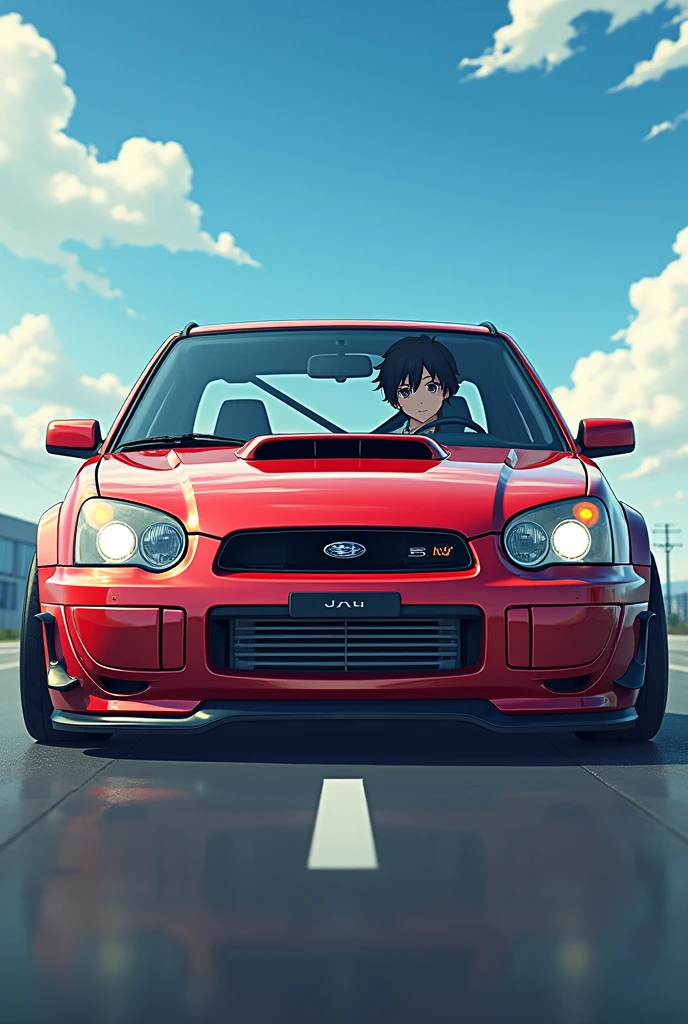 Anime Car picture show on frand angle nobody setting in their car picture size youtube ratio