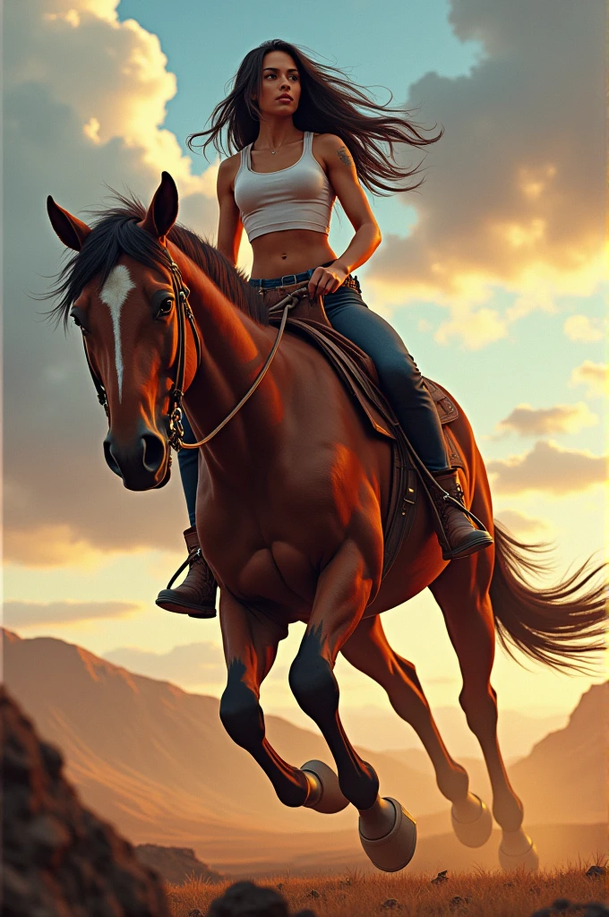 Veronica Rodriguez riding