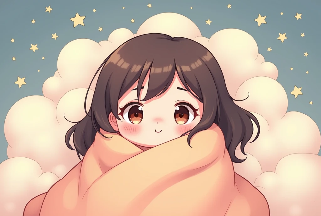 Daughter dream cartoon image, cartoon, cute cartoon, cute cartoon style, motherly love, cute illustration, clean anime art