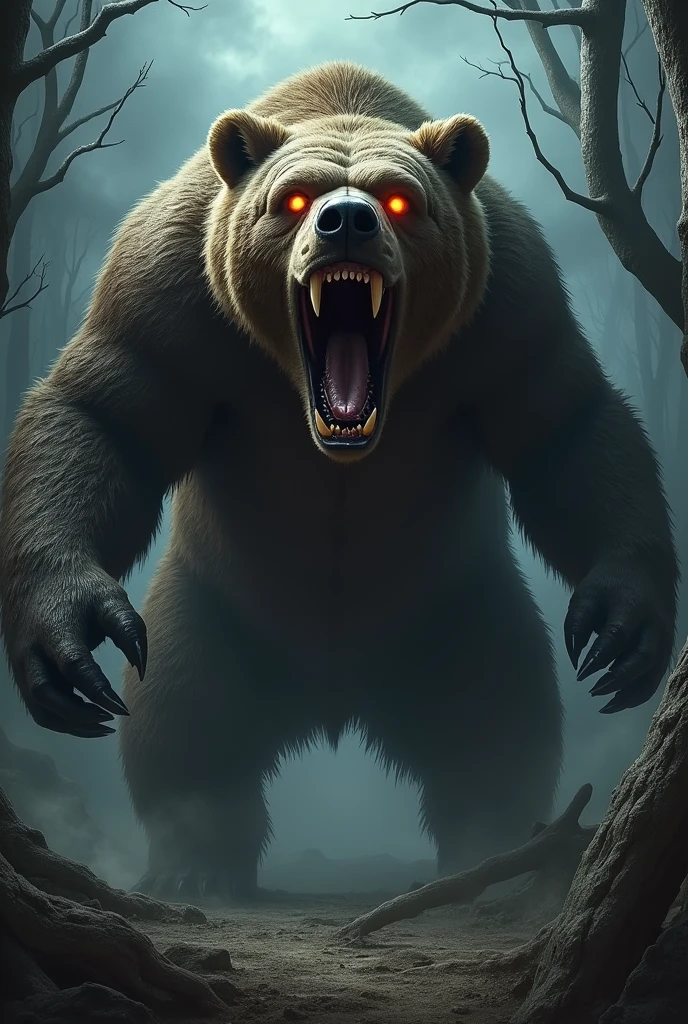 Scary bear