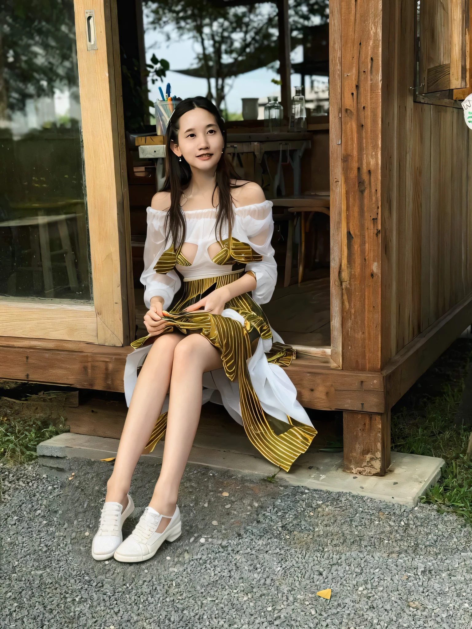 Slender,young girl body,skinny,transparent sexy dress