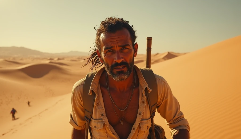Escape Attempt: Describe Najeeb's growing desperation leading to his decision to escape, the challenges he faces while attempting to flee the desert, and the risks involved.
