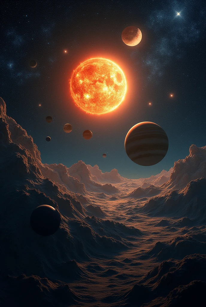 There are innumerable stars invisible to the naked eye, sunspots, phases of Venus and Moons of Jupiter