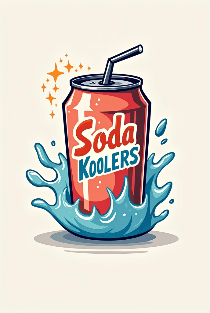 Objective: Design a logo for Soda Koolers aesthetic. Adobe maker