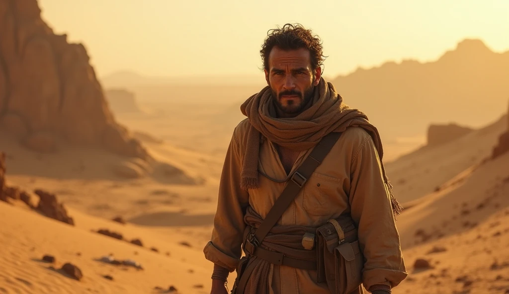 Escape Attempt: Describe Najeeb's growing desperation leading to his decision to escape, the challenges he faces while attempting to flee the desert, and the risks involved