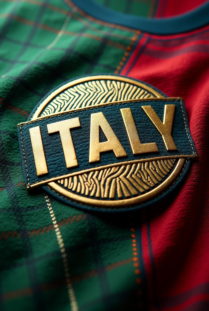 Italy flannel Must have the name of Italy in capital letters, the seal of the Italian football federation