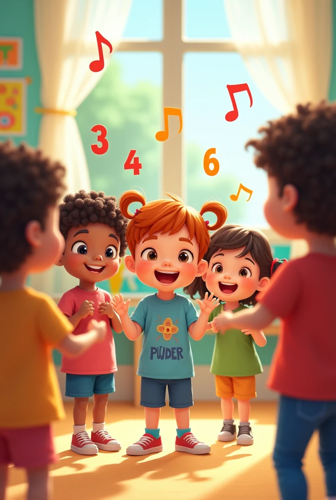 Counting, counting, 1, 2, 3,
Come on friends, count with me! for kids song 