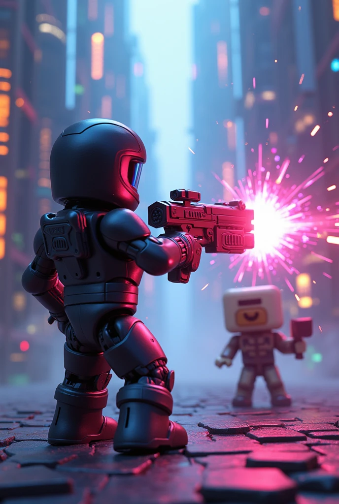 Roblox character that shoots black hole into another player