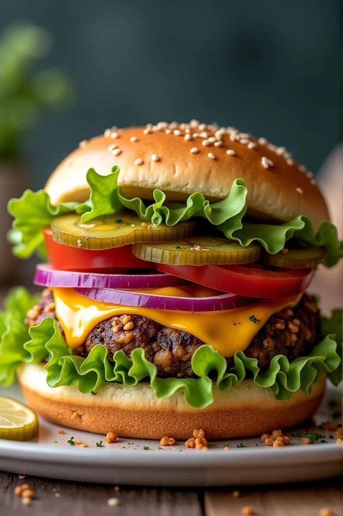 Cheeseless burger