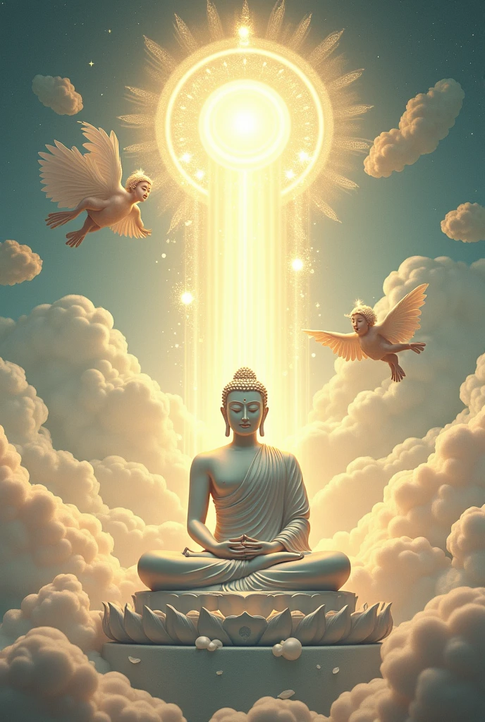 Buddha in heaven