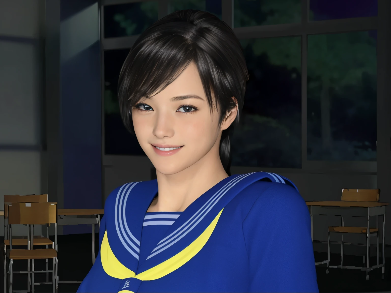 (Highest quality, masterpiece), (Beautiful Japan), (freckles:0.6), ponytail, smile, garden, Track and field athlete
