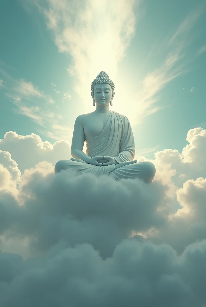 Buddha in sky pray