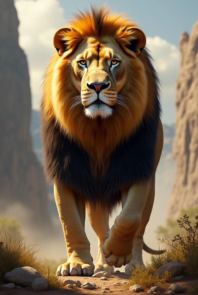 the image of a lion to draw
