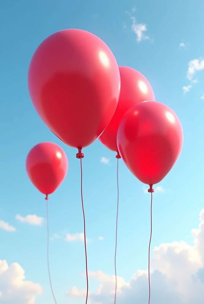 for kids song 4 red balloons flying way up high,