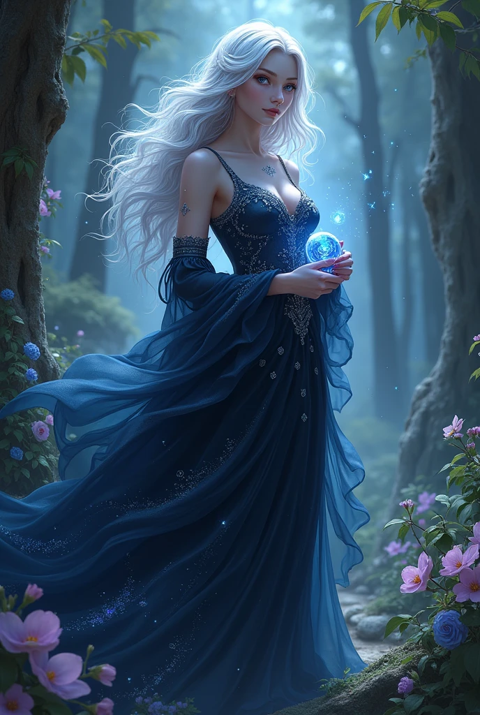 (Highest quality,High resolution,Very detailed),A woman with shining teal eyes,Rainbow Hair,Cast a glowing spell,Mysterious Forest,witch,goddess,Moderate:oil,Beautiful lip detail,Dark and mysterious atmosphere,Loose gown,Mysterious Light,Witchcraft and sorcery,Pleasant calm,Inspired by fantasy novels and mythology,Magical creatures,Peaceful and serene background,Dreamy settings,Vibrant colors and rich textures,Creation surrounded by nature,Whimsical and mysterious elements,Harmonious and enchanting atmosphere,The radiant glow of the spell,Graceful and powerful posture,Seductive and seductive aura,Eyes shining with ancient wisdom,Transfiguration and metamorphosis,Unravel the hidden mysteries of the forest,Otherworldly energy and power,Feminine strength and elegance,Dark and vibrant color palette,soft and delicate brushstrokes,Attention to detail,Revealing the power of nature and its delicate balance,Awakening the mysterious connection between humans and the natural world,Bringing out the hidden beauty and secrets of the forest,Transcending reality、Enter a realm of fascination and wonder.