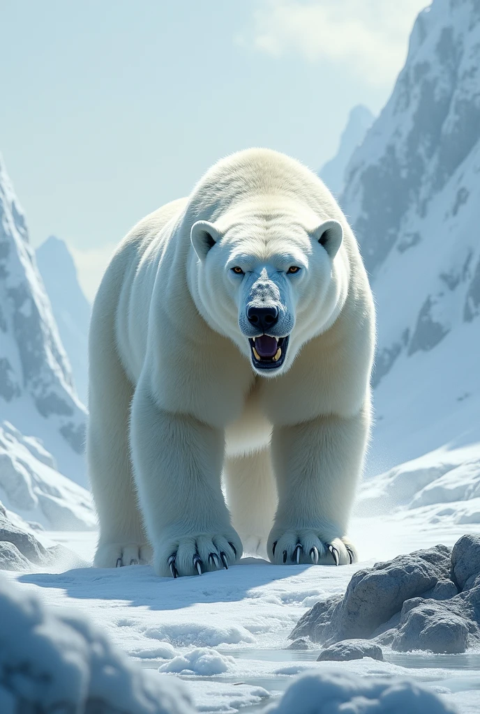 make a polar bear to be a character in a game