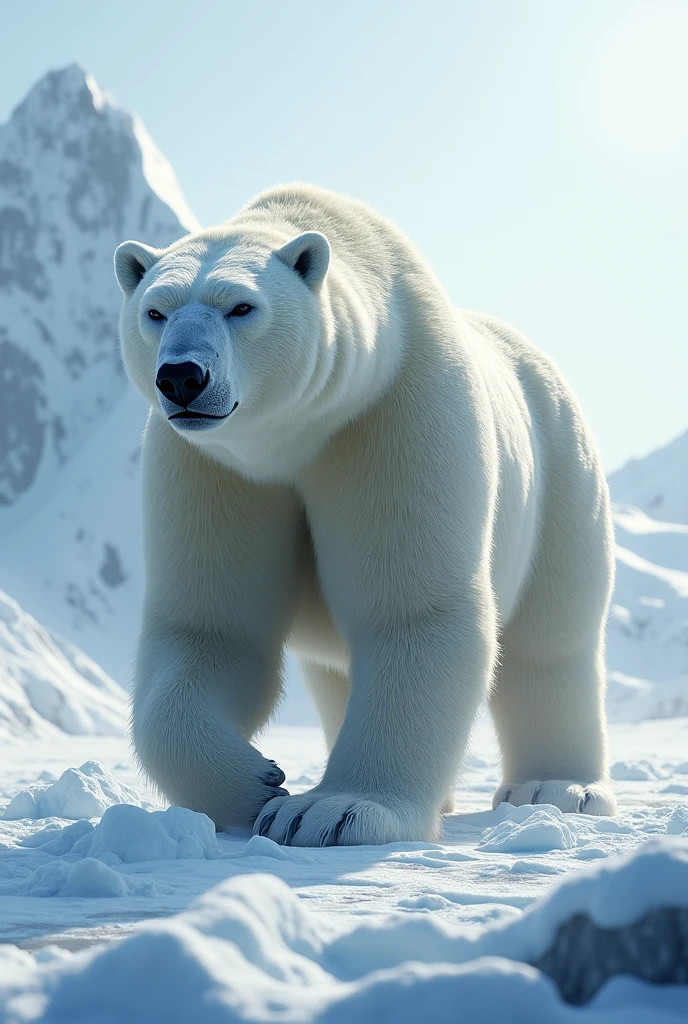 make a polar bear to be a character in a game