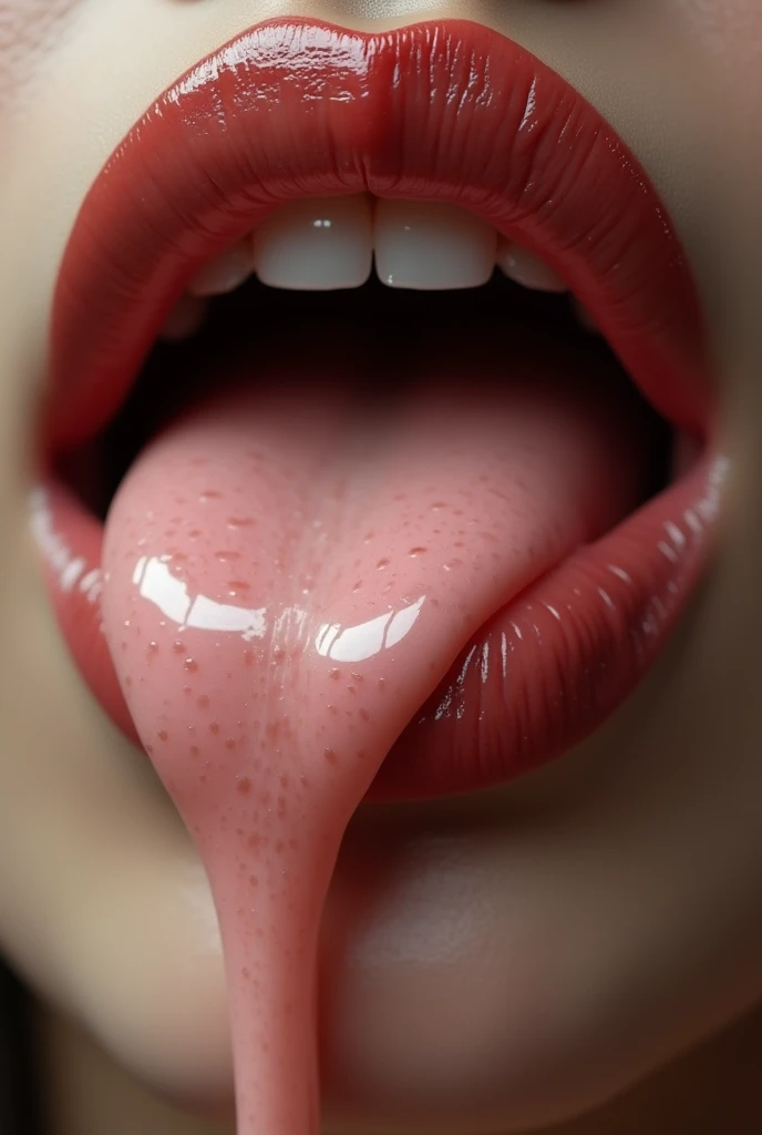 chicha with semen in the mouth