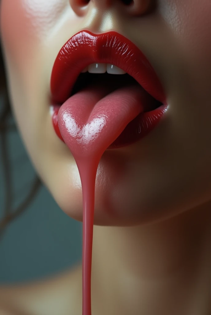 chicha with semen in the mouth