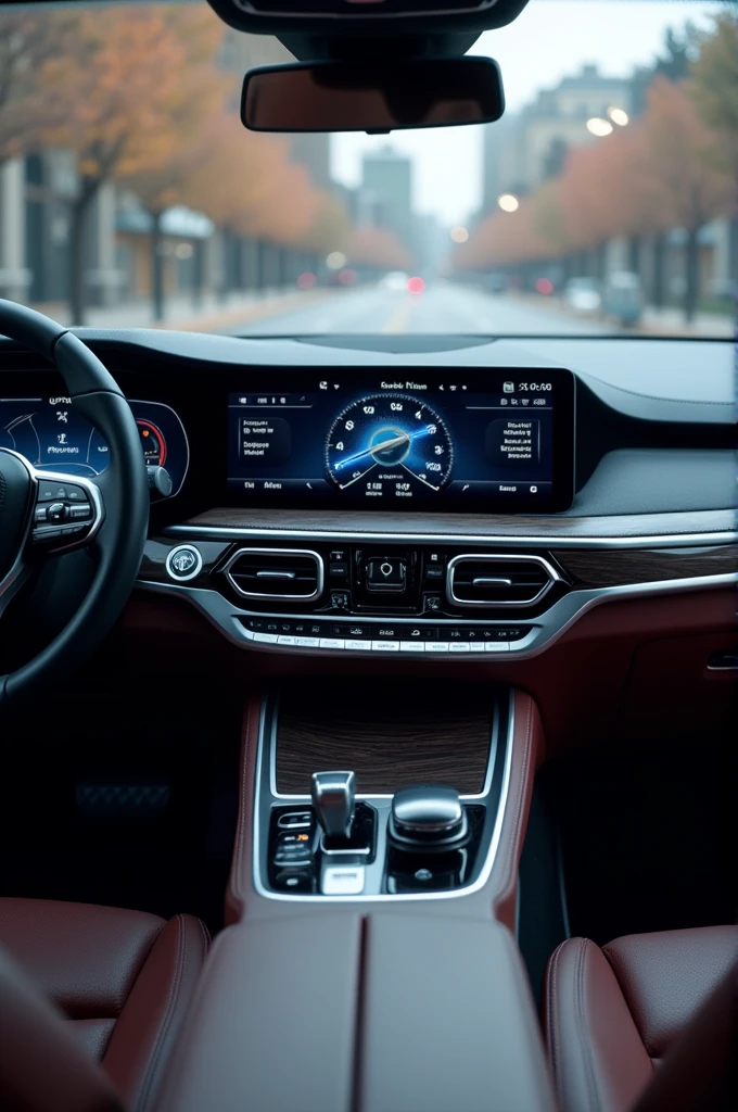 Quality car dashboard in 4K