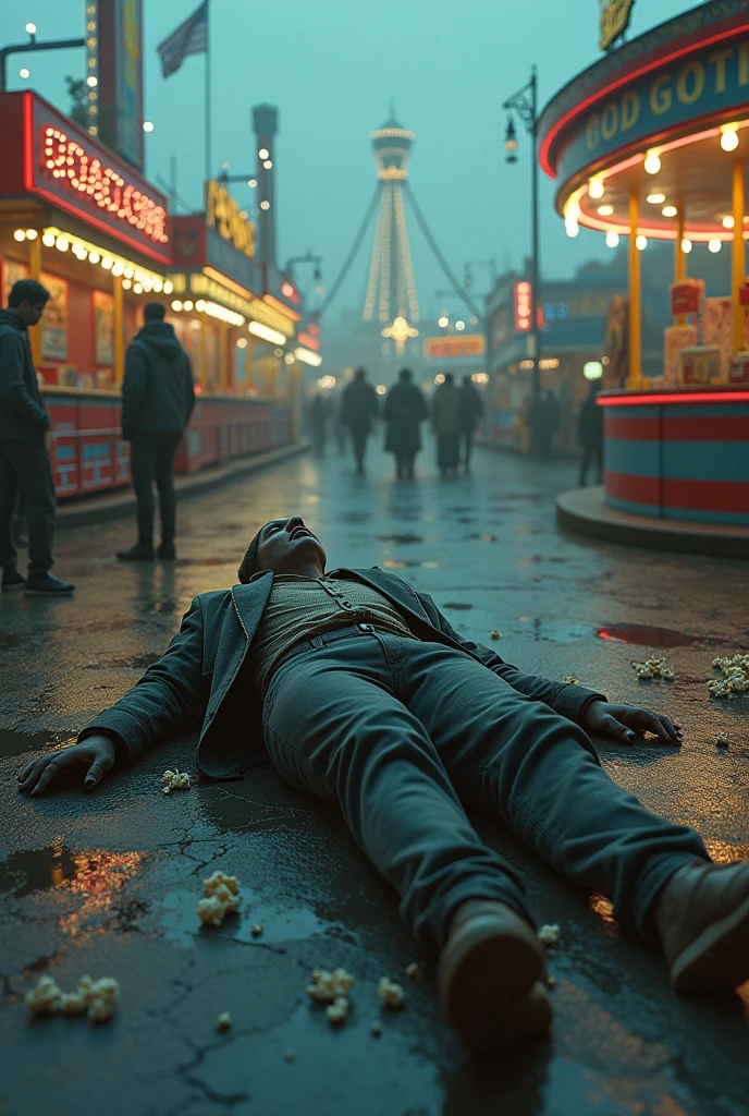 die in amusement park
