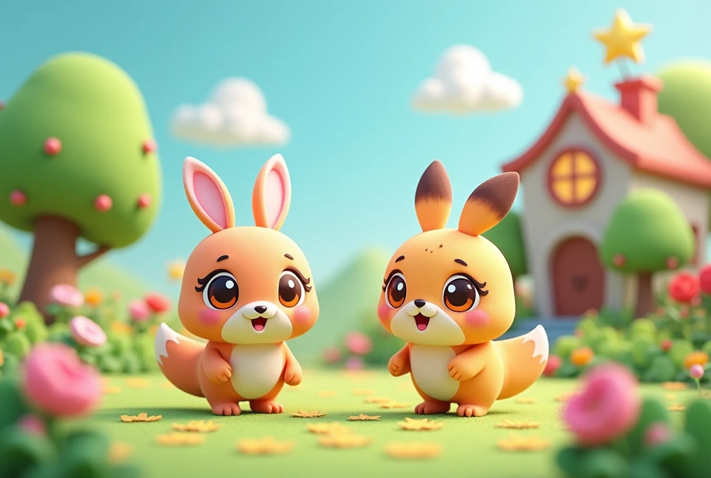 Designer of a realistic 3D kawaii game