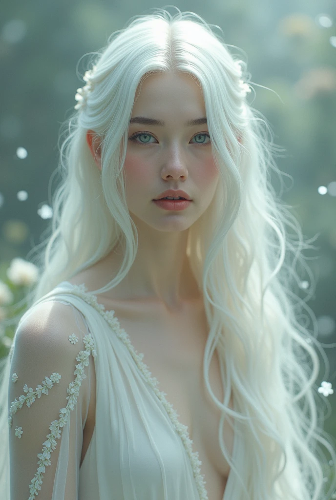 Beautiful white lady