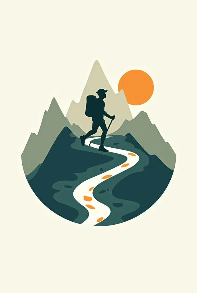 Make me a logo of adventure trails tour