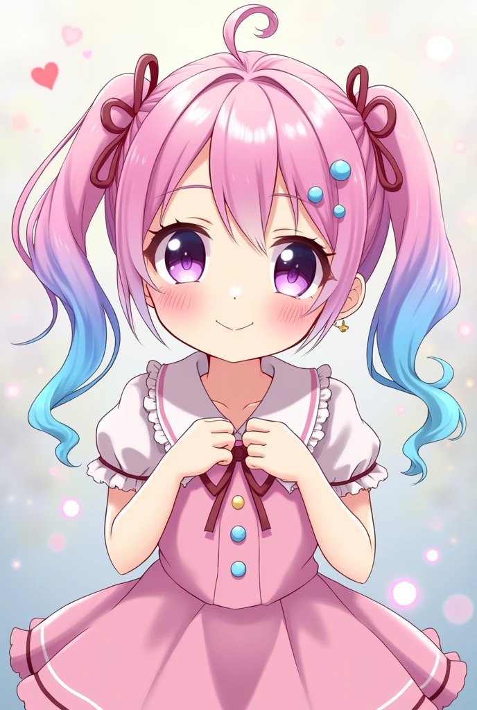 A cute vocaloid anime girl