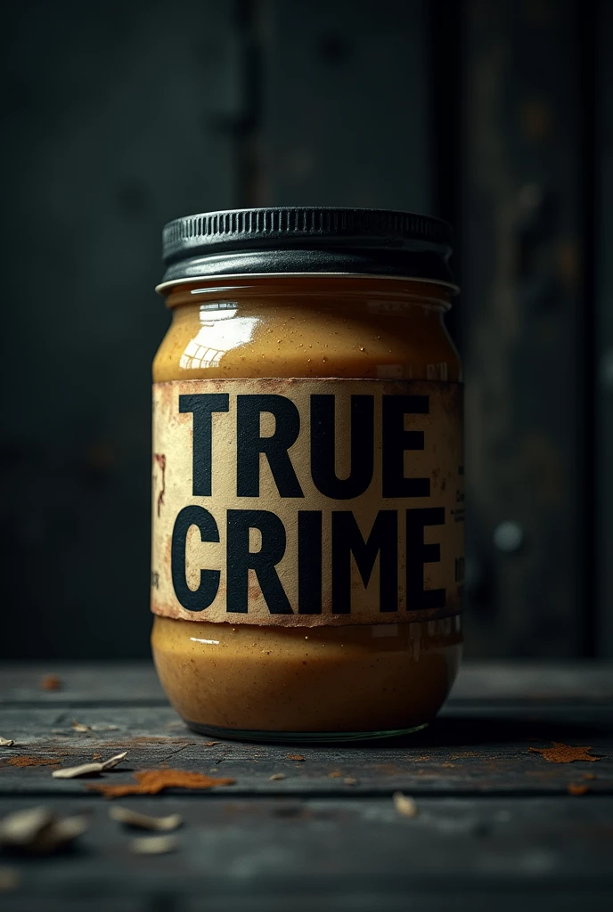 A pb that says “True Crime” mysterious