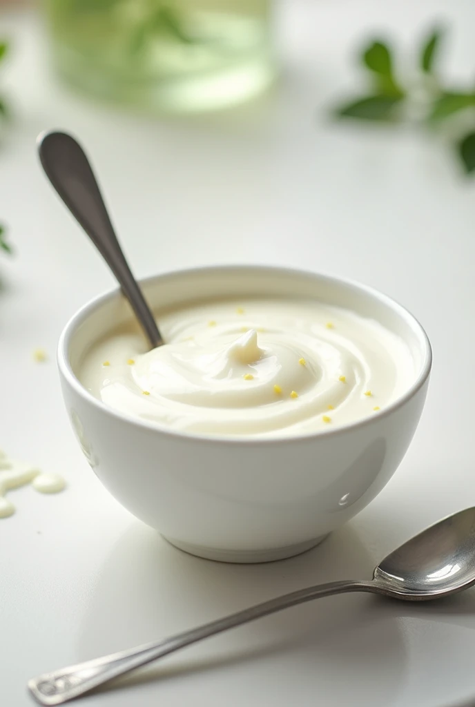 a cup of yogurt