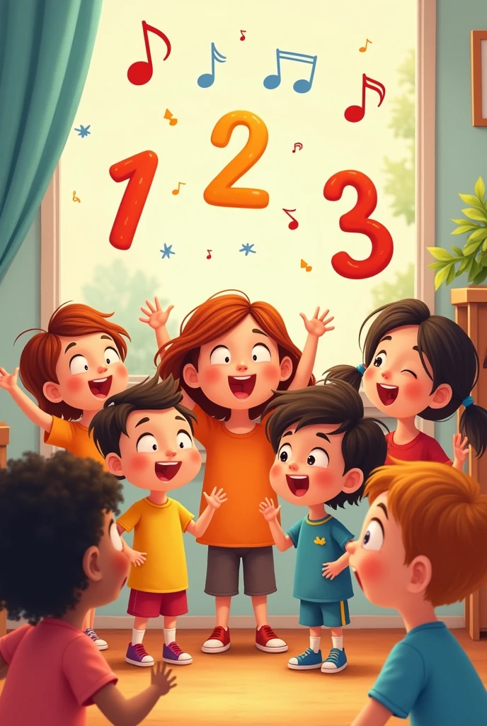 Counting, counting, 1, 2, 3,
Come on friends, count with me! For kids songs 