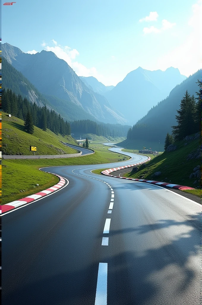 high quality, 8K Ultrhd synthetic track photo