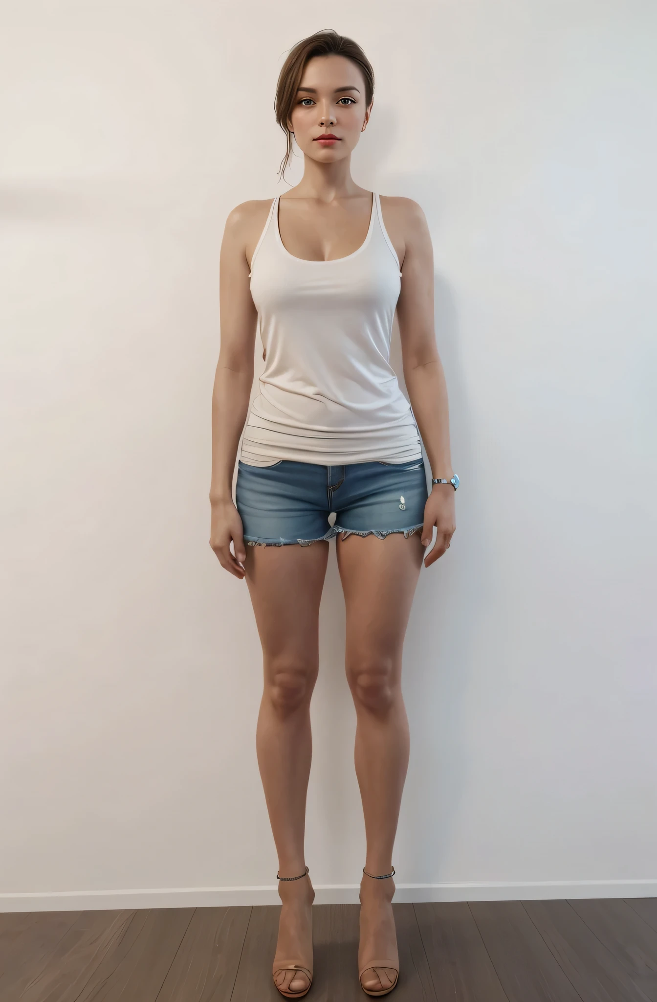 Daria Khramtsova, viewer's view, full-length photo, viewer's view, full-length photo, Realism, UHD, retina, masterpiece, accurate, anatomically correct, textured skin, super detail, high details, high quality, award winning, best quality, highres, 1080P