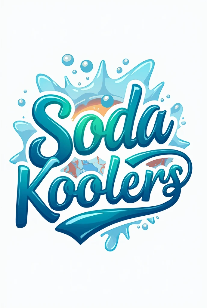 Make a logo for “Soda Koolers” ! Here are a few concepts:
1. **Refreshing Colors**: Use bright, refreshing colors like blue and green to represent the cool and refreshing nature of the soda.
2. **Ice Cubes**: Incorporate ice cubes or a frosty effect to emphasize the “cool” aspect of the brand.
3. **Bubble Motif**: Include bubbles or fizz in the design to highlight the carbonated nature of the soda.
4. **Modern Font**: Choose a sleek, modern font for the brand name to give a contemporary feel.
5. **Splash Effect**: Add a splash effect or a liquid wave to represent the drink's refreshing quality.